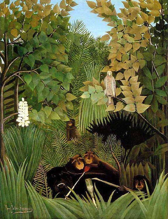 Henri Rousseau The Merry Jesters